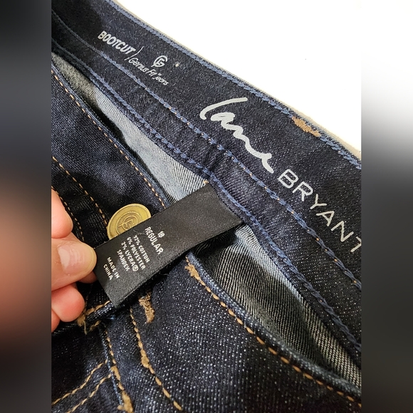 Lane Bryant Stretch Genius Fit Jeans Bootcut Size 16 regular dark - Picture 6 of 10